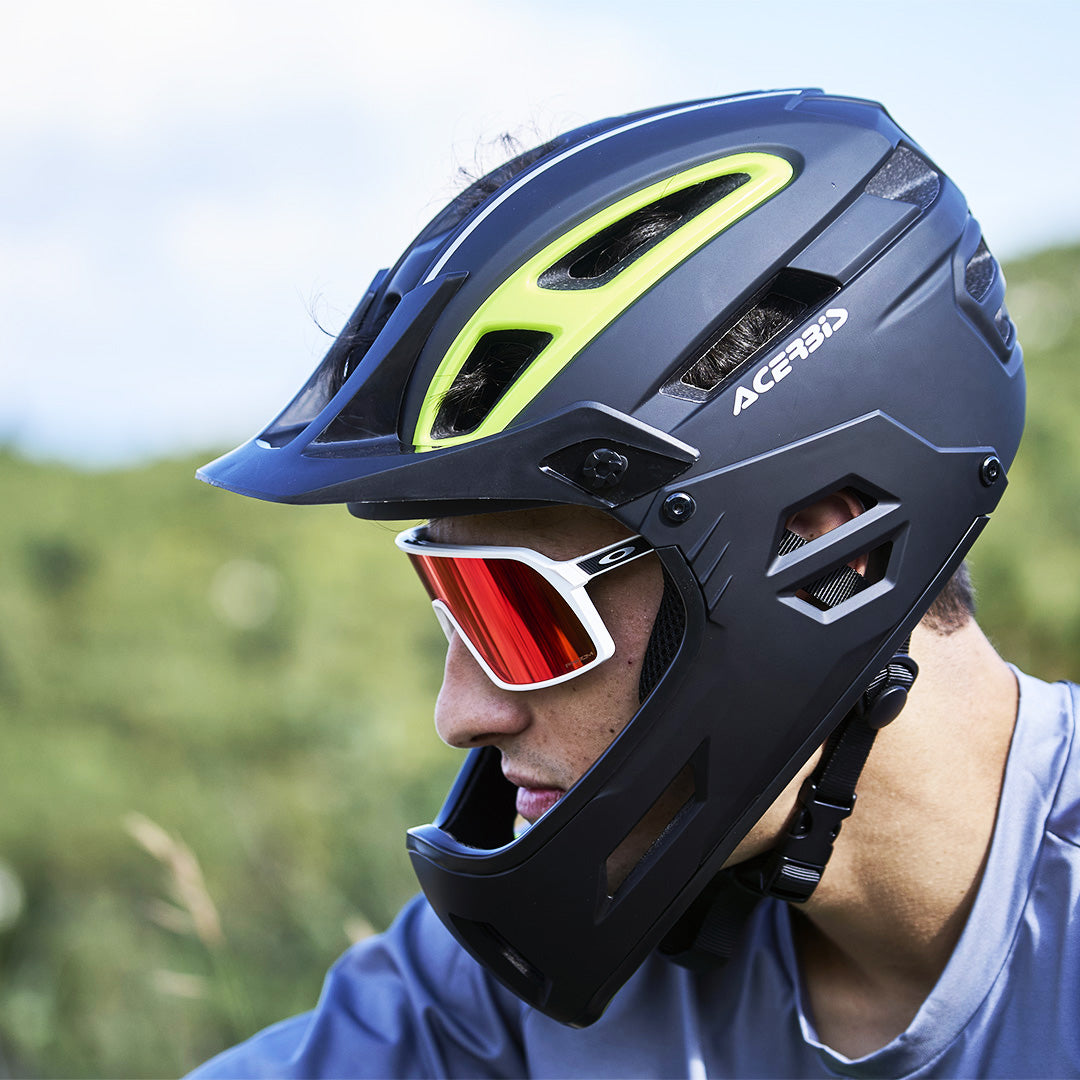 Chin Protector ACERBIS Chin Protector for DoubleP MTB Helmet. – Motoculture