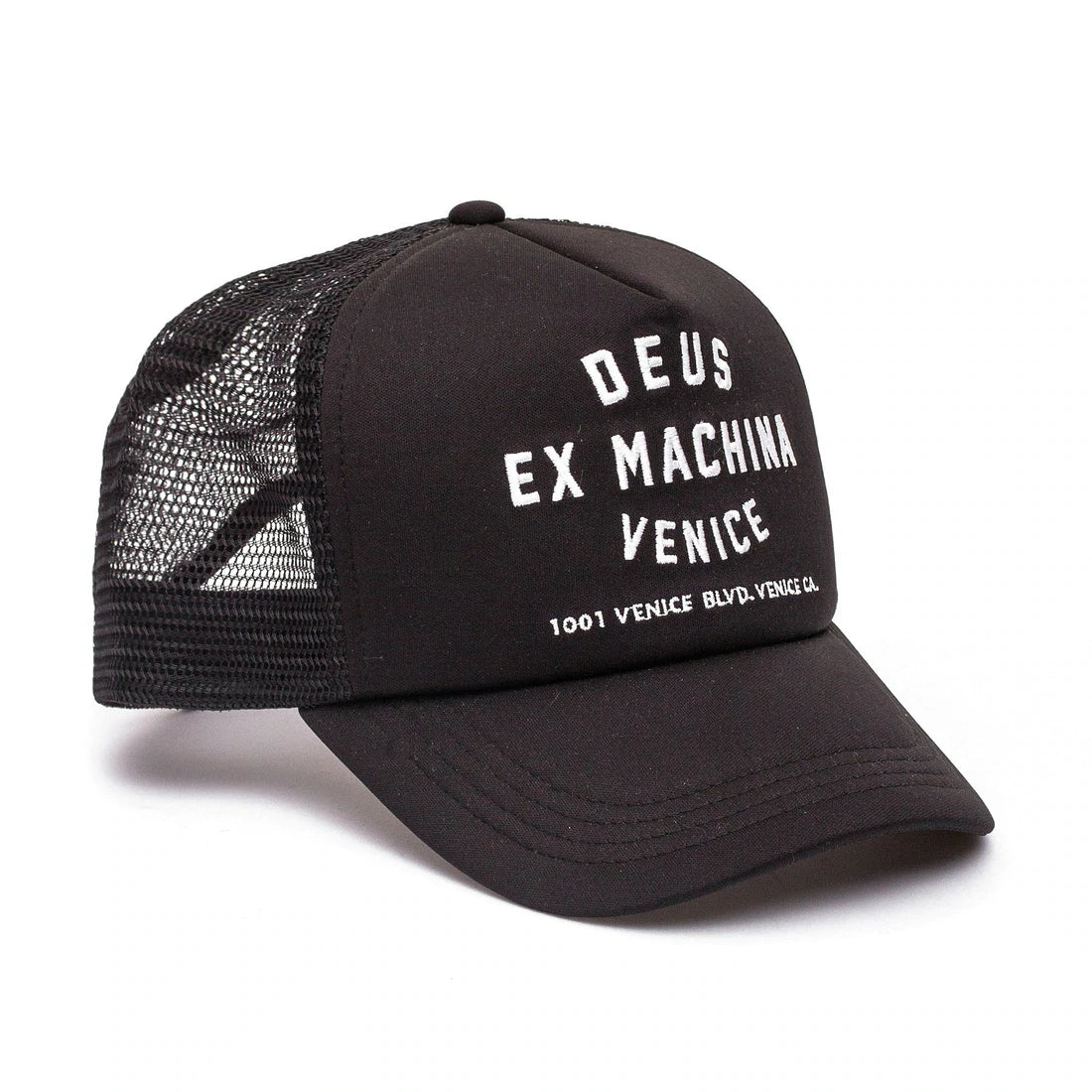 Deus Venice Address Trucker - Black