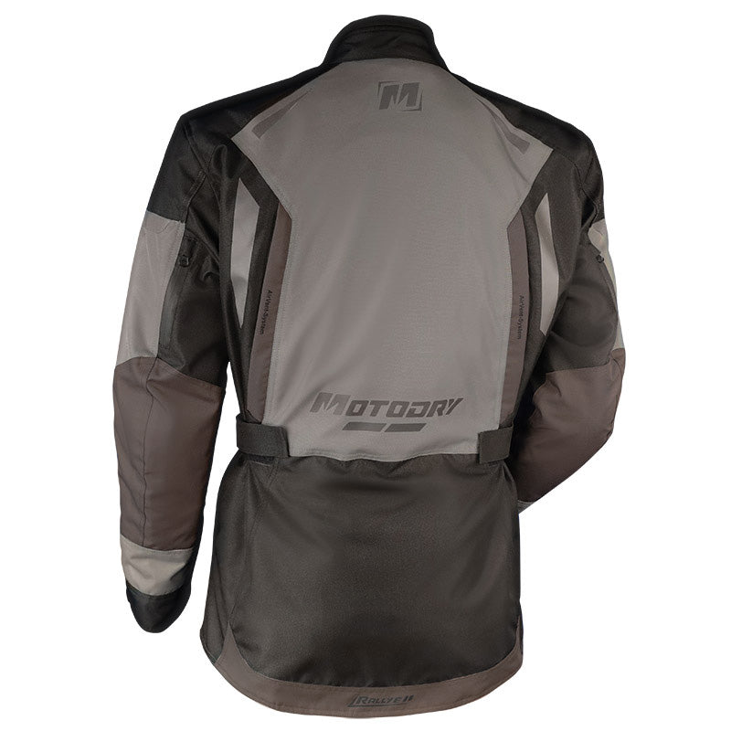 MOTODRY Rally 2 Jacket Black Sand Brown